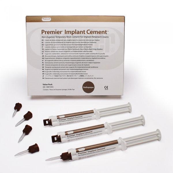 Premier Dental 3001455 Implant Cement Two-Step Cure Value Pack 3/Pk Premier Dental 3001455 Implant Cement Two-Step Cure Value Pack 3/Pk